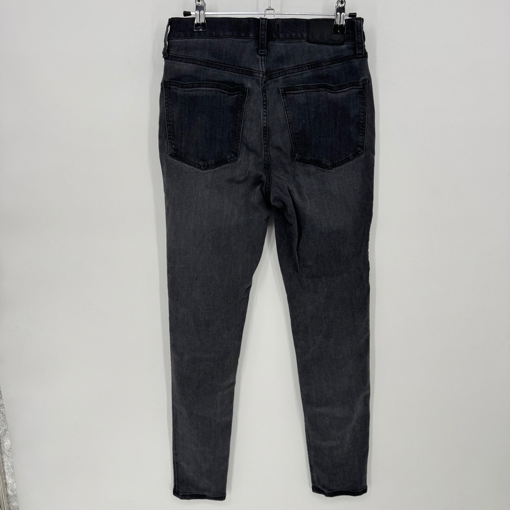 Madewell Roadtripper High Rise Skinny ankle Jeans Charcoal Wash‎ Crop Size 27 - Picture 6 of 8
